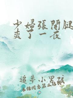 少妇张开腿让我爽了一夜