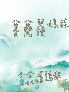 公公儿媳苏玥免费阅读