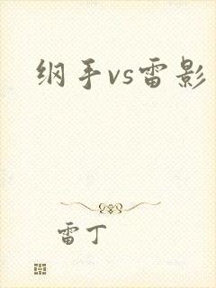纲手vs雷影