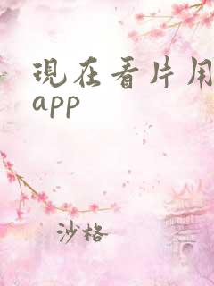 现在看片用什么app