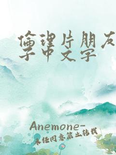 伦理片朋友的妻子中文字