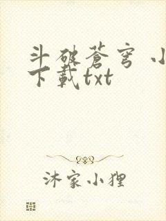 斗破苍穹 小说下载txt