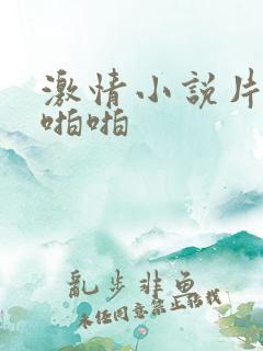 激情小说片段啪啪啪
