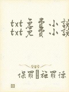 txt免费小说txt免费小说阅读器