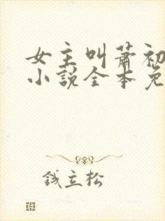 女主叫萧初然的小说全本免费阅读