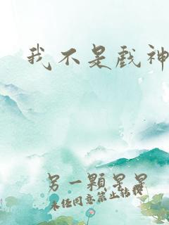我不是戏神神道