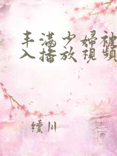 丰满少妇被猛进入播放视频