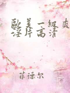 欧美一级爽快片淫片高清