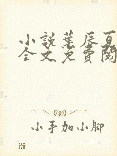 小说叶辰夏若雪全文免费阅读无弹窗