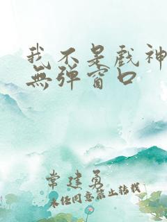 我不是戏神小说无弹窗口