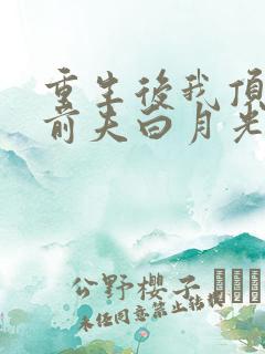 重生后我顶替了前夫白月光最新章节