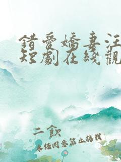 错爱娇妻汪语琴短剧在线观看免费