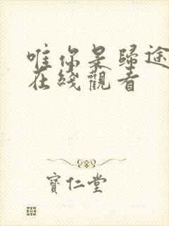 唯你是归途短剧在线观看
