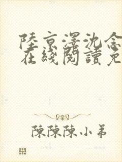 陆京泽沈念小说在线阅读免费