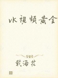 vk视频黄金