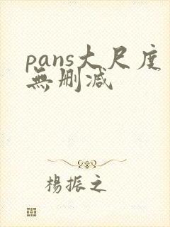 pans大尺度无删减