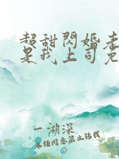 超甜闪婚老公竟是我上司免费阅读