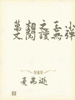 万相之王小说全文阅读无弹窗