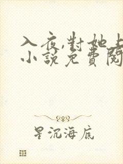入夜,对她上瘾小说免费阅读完本