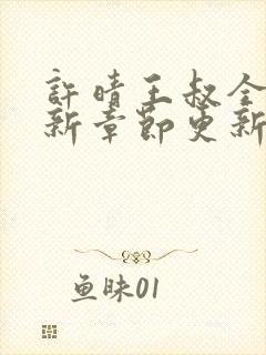 许晴王叔全文最新章节更新