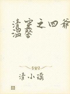 清穿之四爷宠妃温馨