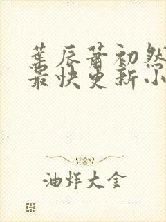 叶辰萧初然最新最快更新小说