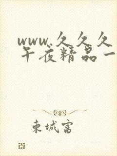 www.久久久午夜精品一区二区