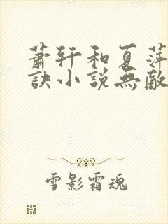 萧轩和夏萍龙凤诀小说无敌神医全文免费阅读