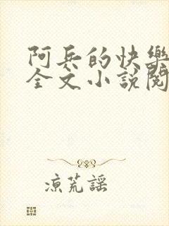 阿兵的快乐生活全文小说阅读