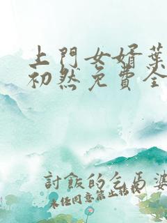 上门女婿叶辰萧初然免费全文阅读