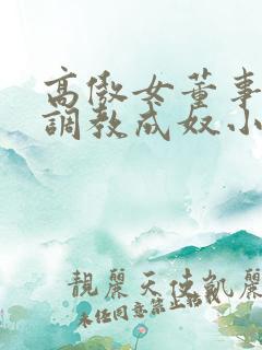高傲女董事长被调教成奴小说