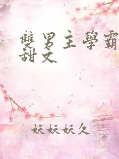 双男主学霸校园甜文