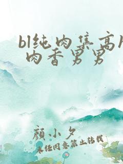 bl纯肉集高h 肉香男男