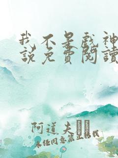我不是戏神的小说免费阅读