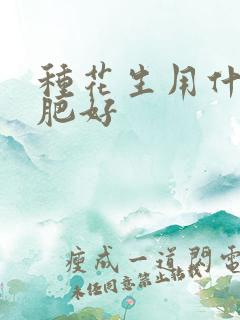 种花生用什么底肥好