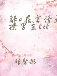 辞e在言情文里撩男主txt