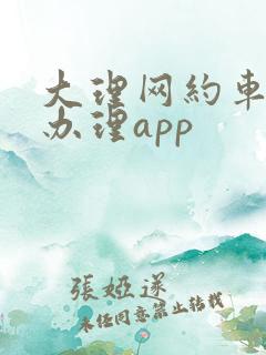 大理网约车人证办理app