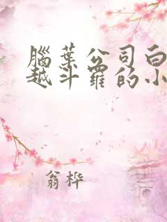 脑叶公司白夜穿越斗罗的小说