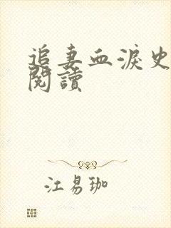追妻血泪史免费阅读