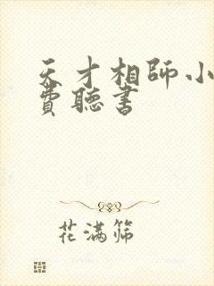 天才相师小说免费听书