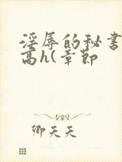 淫辱的秘书调教高h(章节