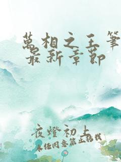 万相之王笔趣阁 最新章节