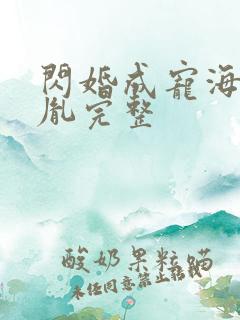 闪婚成宠海彤战胤完整