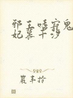 邪王嗜宠鬼医狂妃慕千汐