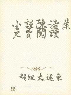 小说陈浩叶心仪免费阅读