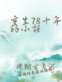 重生78十年代的小说