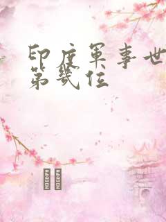 印度军事世界排第几位