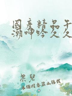 国产精品午夜高潮呻吟久久av