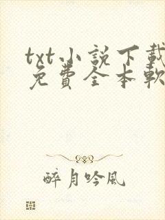 txt小说下载免费全本软件