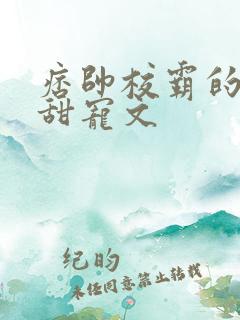 痞帅校霸的校园甜宠文